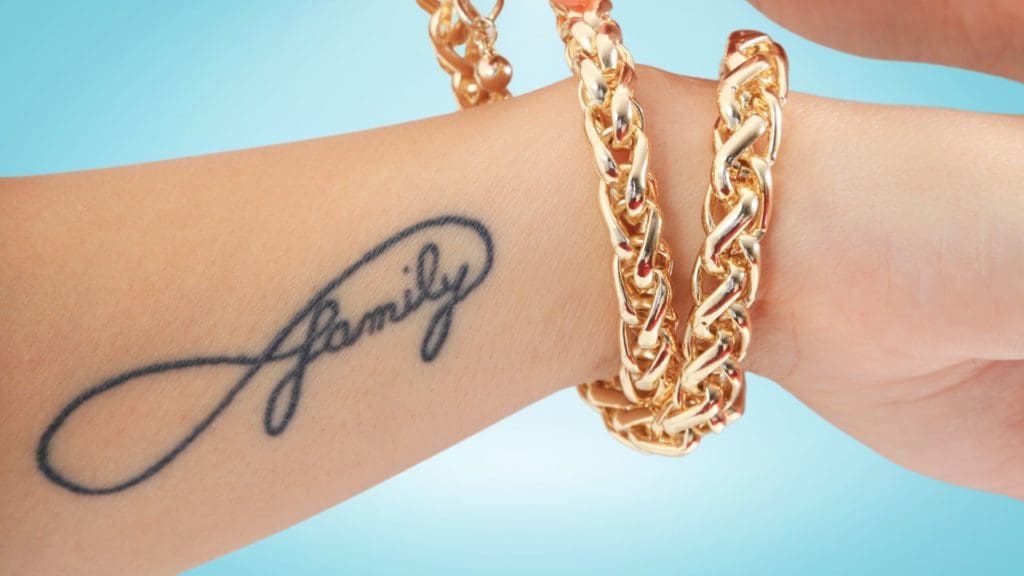 infinity tattoos of family